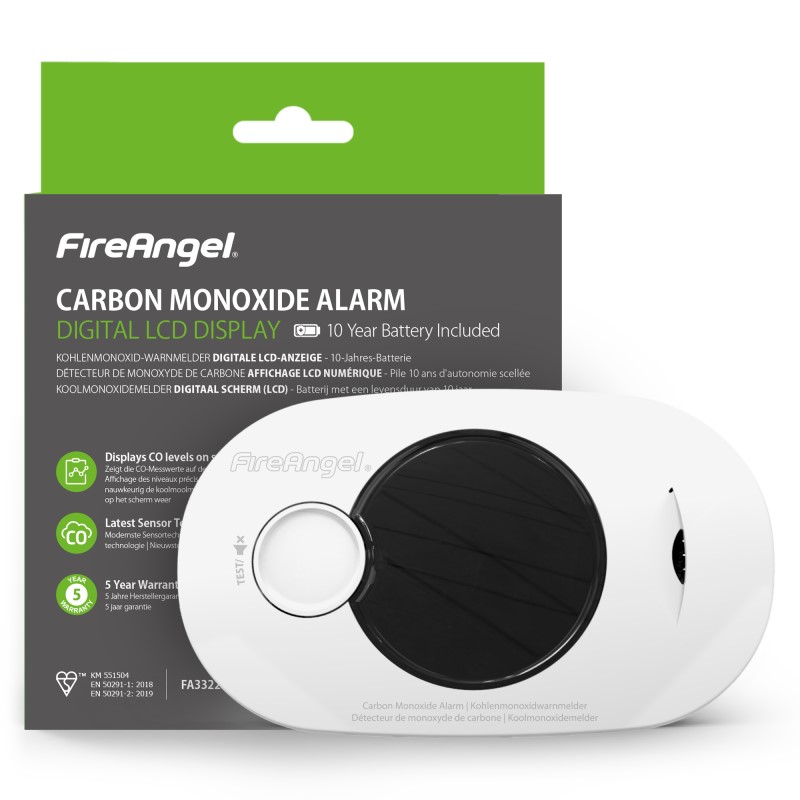 10 Year Digital Carbon Monoxide Alarm