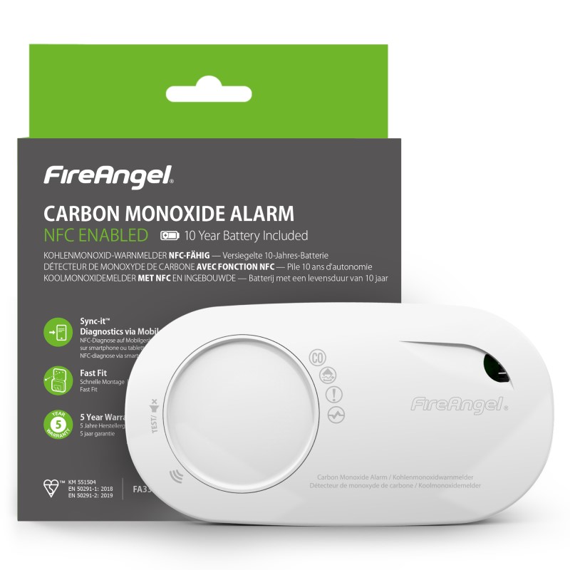 10 Year Carbon Monoxide Alarm with SYNC-IT